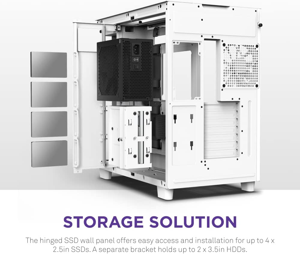 NZXT H9 Elite Premium Dual-Chamber Mid-Tower Tempered Glass Gaming Case NZXT H9 Elite Premium Dual-Chamber Mid-Tower Tempered Glass Gaming Case